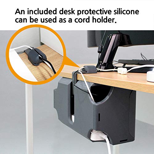 TAPUP Cable Box, Desk Mounted Cable Management Box, Cord Organizer