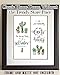 Cactus and Humans - 11x14 Unframed Art Print Poster, Great Plant Wall Art, Home Room and Office Decor, Funny Cactus Decorations for Garden, Humorous Mental Health Poster, Modern Succulents Art