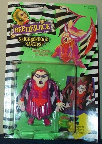 Beetlejuice Neighborhood Nasties Teacher Creature with Apple Bomb Action Figure