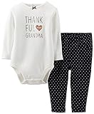 Carter's Baby Girls' Thanksgiving Bodysuit & Knit Denim Pant Set