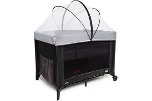 Berço Cosco Kids, Nanny, 0 a 18kg, Preto Mescla