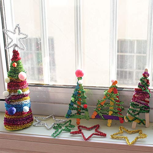 Pipe Cleaners Chenille Stems for DIY Art Craft 6 mm x 12 Inch 100 Pieces