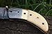 DKC Knives (20 5/18) DKC-43 WHITE THUMB Damascus Steel Folding Pocket Knife 3.5