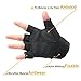 FREETOO Tactical Gloves Military Rubber Hard Knuckle Outdoor Gloves (Black Half Finger, XL:9.2