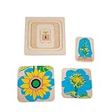 Montessori Materials Sunflower Development Puzzle for Early Preschool Learning Toy