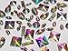 50pcs Ab Clear Mixed Shapes Resin Sew on Diamante Rhinestone Crystal Gems