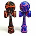KENDAMA TOY CO. | 2 Pack | Pocket Size Mini Kendama (not Full Size) | Solid Wood Ball and Cup Coordination Toy | Blue/Orange Black/Orange Bundle