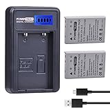 PowerTrust 2 Pack EN-EL5 Camera Battery and LCD USB