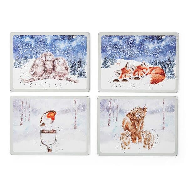 Wrendale Designs Large Winter Sky 4 Placemats