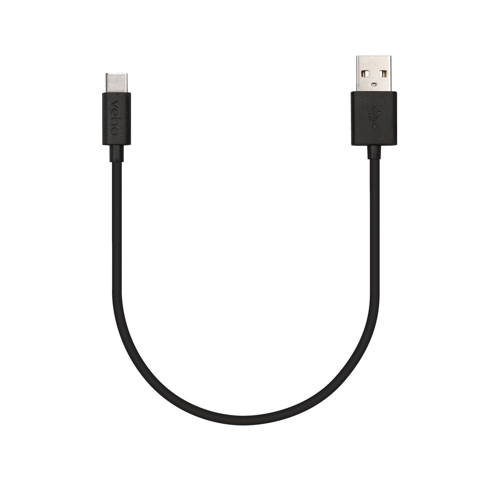 Veho Pebble 20cm USB-C Cable - Black , VCL-002-C-20CM — image 1