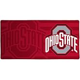 Ohio State University Buckeyes Primary Stripe Large Gaming Mouse Pad Desk Mat with Stitched Edges, Non-Slip Base for Gamer, Home and Office, 31.5 x 15.7
