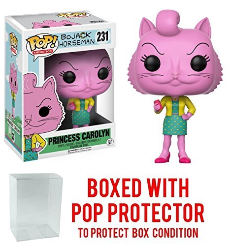 Funko Pop! Animation: BoJack Horseman - Princess Carolyn Vinyl Figure (Bundled with Pop BOX PROTECTOR CASE)