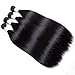Peruvian Straight Hair Bundles Human Hair 24 26 28 30Inch Unprocessed 10A Remy Straight Virgin Human Hair 4 Bundles Long Hair Straight Bundles 400g Natural Color