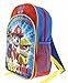 Paw Patrol Chase Rubble and Marshall Rescue Large Back Pack - 16.5