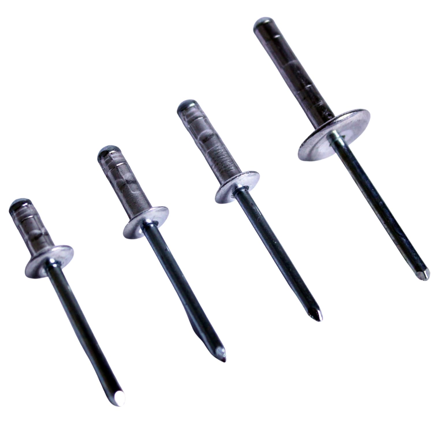 Rayflex Group - Pack of 100 Aluminium Rivets For Hook Type PVC Strip Curtains, Easy to Install, Ideal for Industrial & Commercial Settings, Secure & Durable Solution.