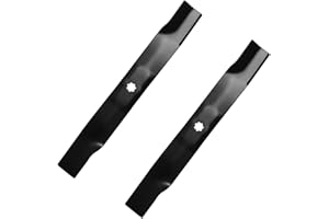 KANXAJJY (2PCS) AM137327 High Lift Lawn Mower Blades - Replace John Deere AM141032 AM141034 M154061 M154062 - Fits X300 X145 