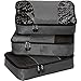 eBags Classic Medium 3 Piece Packing Cube Set (Black)