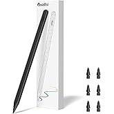 Pencil 2nd Generation for iPad 2018-2024 with Magnetic Wireless Charging Compatible with Apple iPad Pro 13”(M4)/12.9”/11”,iPad Air 6(M2)/5/4/3,iPad mini 7(A17 Pro)/6/5,iPad10/9/8/7/6 Black