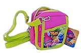 Trolls Poppy Hot Pink Camera Pouch Bag Wallet Purse Shoulder Strap. Size: 7