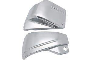 Motorcycle Left & Right Battery Fairing Covers Side Panel Oil Tank Cover Chrome for Yamaha V-Star 650 / DragStar 650 / XVS650
