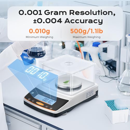 Bonvoisin Lab Analytical Balance 500g X 0.001g Precision Digital Scale