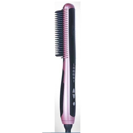 PIAOL Simply Straight Keramik Haar-Gl?tt-Bürste | 2 In 1 Gltteisen Bürste | LCD-Aturanzeige Bis 130 °C