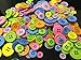 560 Pieces Assorted Buttons For Crafts Mixed Color Resin Round Buttons Craft Buttons Favorite Findings Basic Buttons Assorted Sizes for Sewing Fasteners Scrapbooking and DIY Craft (560 Pieces)