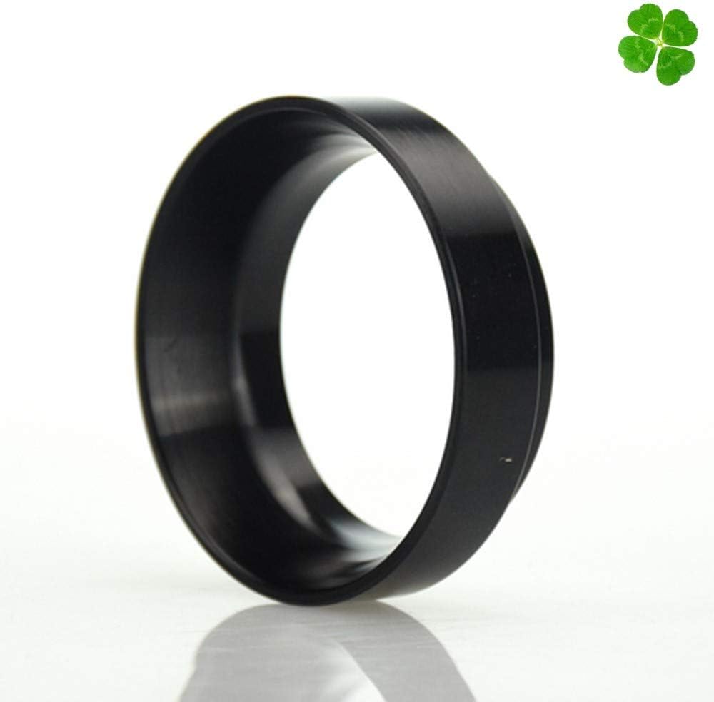 Espresso Dosing Funnel Aluminum Coffee Dosing Ring for Brewing bowl Coffee powder , espresso barista tool for 58MM Coffee Tamper (Black)