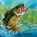 Kixing(TM) Beautiful Fish Rhinestone Pasted DIY 5D Diamond Painting Cross Stitch