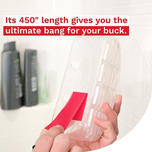 XFasten Double Sided Acrylic Mounting Tape Removable, Clear, 1Inch x