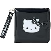Sanrio 606464 I Love Hello Kitty Vinyl Wallet, Black PVC Wallet, Bi-fold Type, For Ages 3 and Up