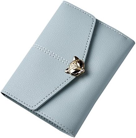 UOKNICE Women Fashion Solid Hasp Fox Multi Card Position Coin Bag Wallet