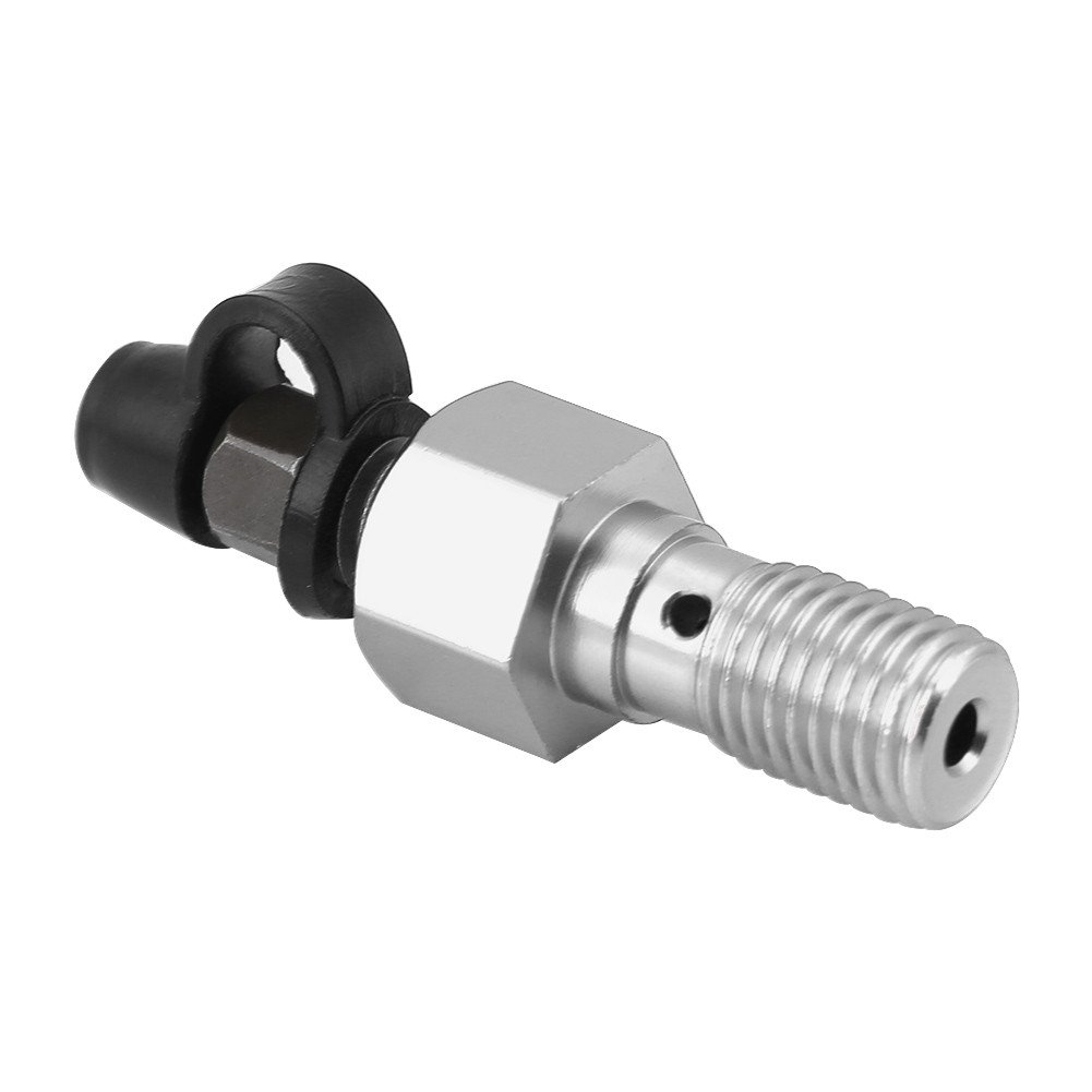 Bulloni Di Spurgo M10x1mm Per Cilindro Freno Moto - Set Di 4 Con Tappo