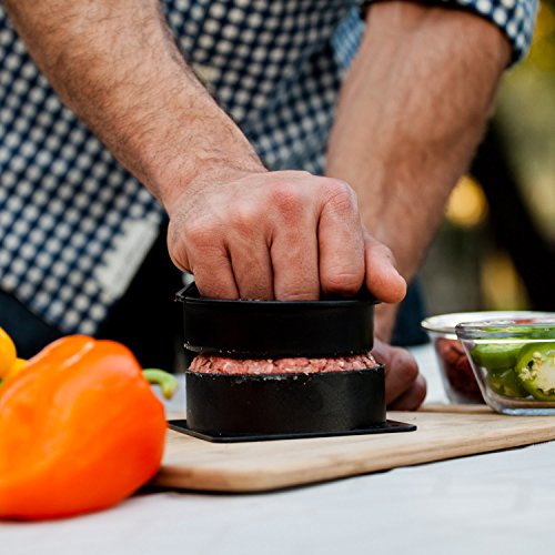 Grillaholics Stuffed Burger Press and Recipe eBook - Extended Warranty - Burger Stuffer & Hamburger Patty Maker - The Perfect Grilling Gift & Stocking Stuffer - Image 6