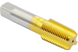 LINGGAN 1/2-14 NPT Tap Pipe Thread, M35 Cobalt Steel, Extra Hard, Industrial Grade for Heavy-Duty Jobs, More Durable & Heat Resistant, Perfect for Stainless Steel - Ideal for DIY & Professionals