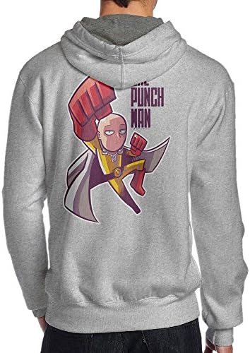 Daryl Men Leisure One Punch Saitama Pullover S Ash