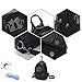 Katloo Mini Backpack For Women Small Soft Washed Leather Backpacks Girls Casual Daypack Shoulder Chest Bag Sling Purse Junior School Book Pack Convertible Strap Tear Drop Cat (Black)