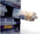 Raaco Casiers a Tiroirs C6-24 Drawer Cabinet 24 Drawers Blue Steel Wall Mount view 2