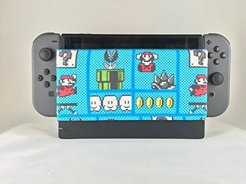 GameSide - Soft Microsuede Protects Screen Anti Scratch Cover Sleeve Pad for Nintendo Switch Charging Dock - Nintendo Dock Cover - Nintendo Dock Sleeve (Mario 3)