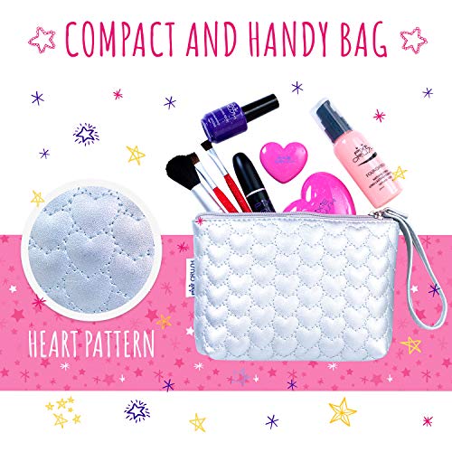 PixieCrush Pretend Play Makeup Kit. Designer Girls Love Set Heart Bag - Thumbnail 5