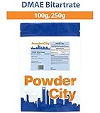 Powder City Bulk DMAE Bitartrate (100 Grams)