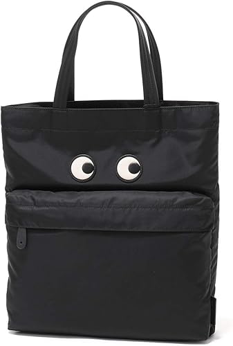 Amazon Anya Hindmarch アニヤハインドマーチ ナイロン トートバッグ Black レディース Black 並行輸入品 Anya Hindmarch アニヤハインドマーチ トートバッグ