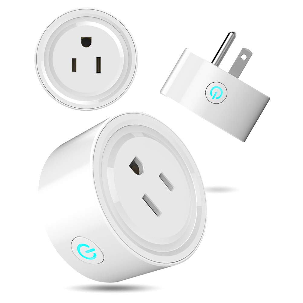Smart Plug 3 Packs,Mini Wifi Outlet Compatible with Amazon Alexa and Google Assistant,Socket with Timer Function,No Hub Required, Remote Control Your Devices from Anywhere, ETL Certified