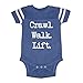 LOL Baby! Crawl Walk Lift Baby Football Jersey Bodysuit