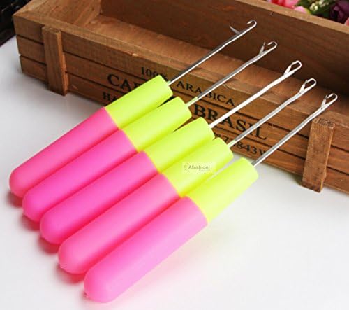 Gabion TM 3pcs Plastic Handle Latch Crochet Hook Hair Weave Needle wigs Knitting Extensions styling tools Carpets Making Repair Craft