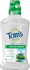 Tom's of Maine Natural Wicked Fresh! Alcohol-Free Mouthwash, Cool Mountain Mint, 16 oz. (Packaging May Vary)