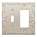Franklin Brass W35075-SN-C Classic Lace Switch/Decorator Wall Plate/Switch Plate/Cover, Satin Nickel