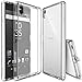 Xperia Z5 Premium Case, Ringke [Fusion] Crystal Clear PC Back TPU Bumper w/ Screen Protector [Drop Protection/Shock Absorption Technology][Attached Dust Cap] For Sony Xperia Z5 Premium - Clear