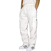 DREAM USA Men's Heavyweight Fleece Cargo Sweatpants