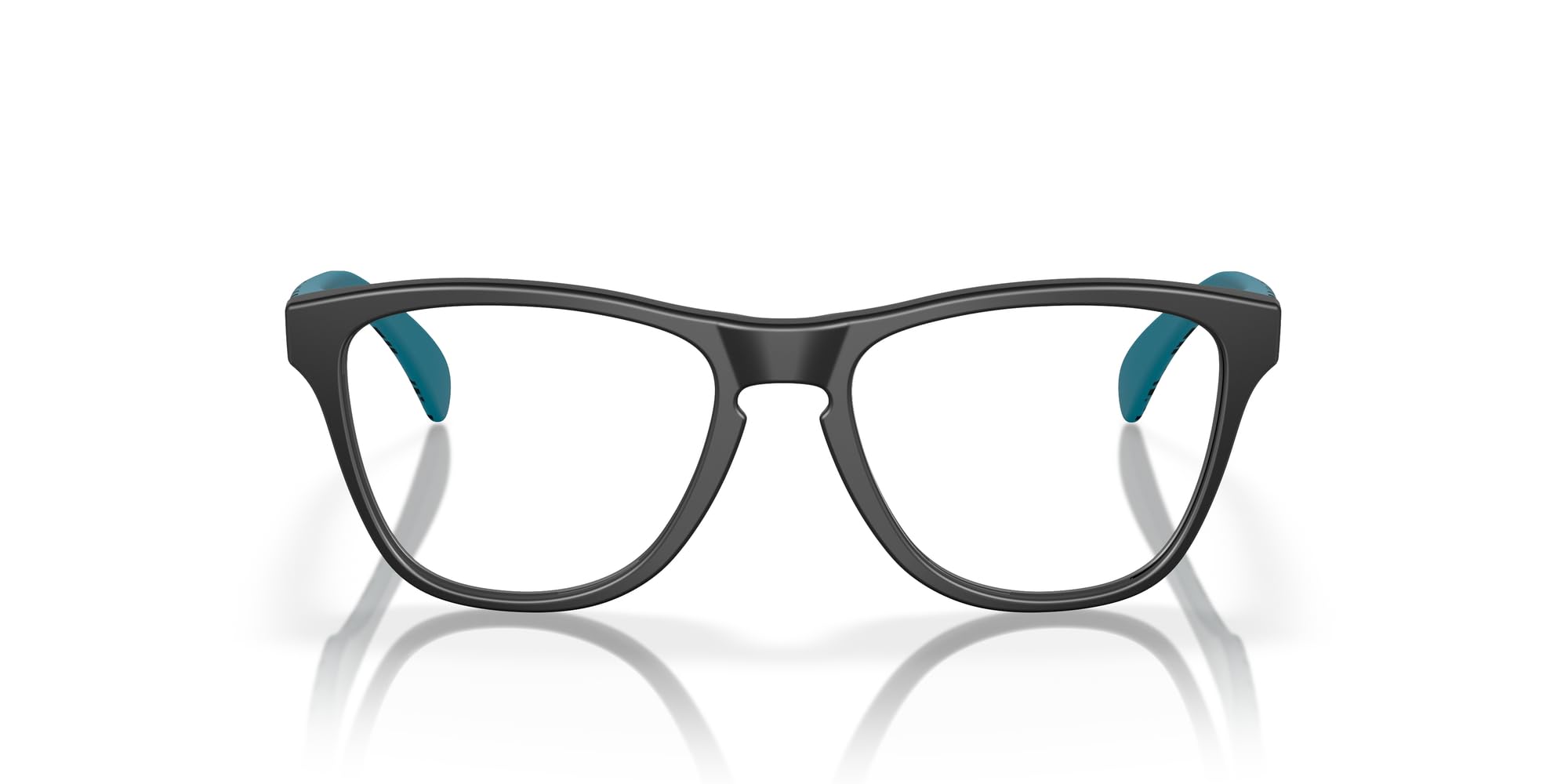 Photo 1 of Oakley Youth OY8009 Frogskins XS RX Square Prescription Eyewear Frames, Matte Black/Demo Lens, 46 mm